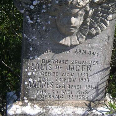 JAGER Louie, de 1937-1937 :: DE JAGER Andries 1944-1948