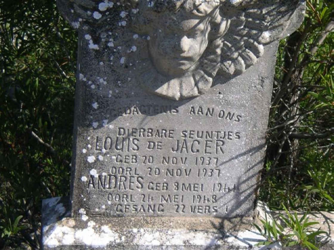JAGER Louie, de 1937-1937 :: DE JAGER Andries 1944-1948