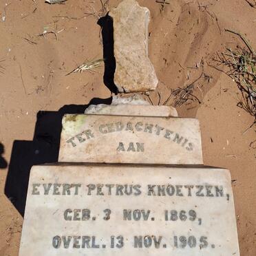 KNOETZEN Evert Petrus 1869-1905