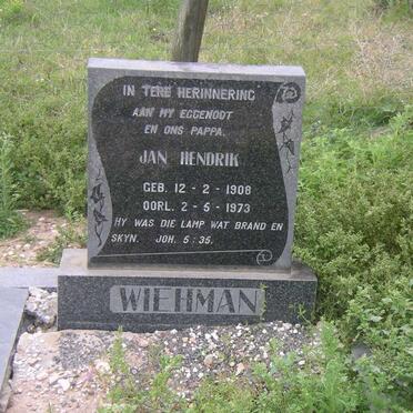 WIEHMAN Jan Hendrik 1908-1973