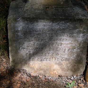 SCHALKWYK Susarah Mag?, van 1892-1945