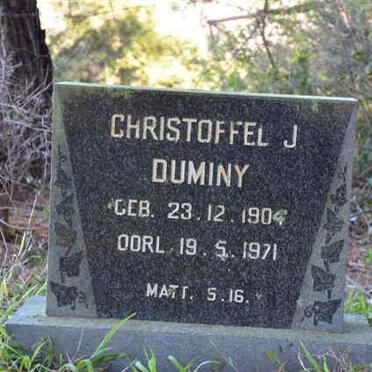 DUMINY Christoffel J. 1904-1971