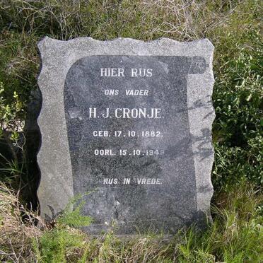 CRONJE H.J. 1882-1949