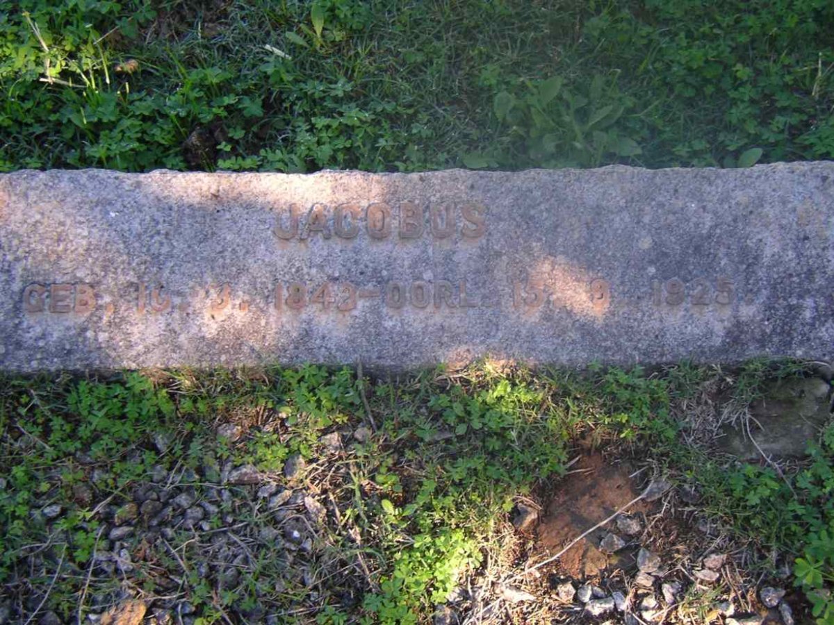 OOSTHUIZEN Jacobus 1842-1925