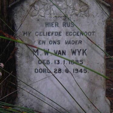 WYK M.W., van 1885-1945