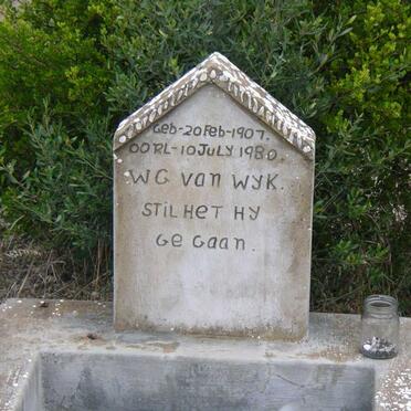 WYK W.G., van 1907-1980