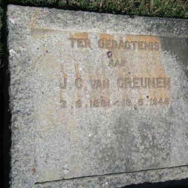 GREUNEN J.C., van 1881-1946
