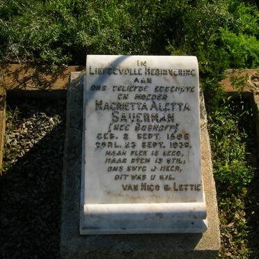 SAUERMAN Magrietta Aletta nee BOSHOFF 1885-1939