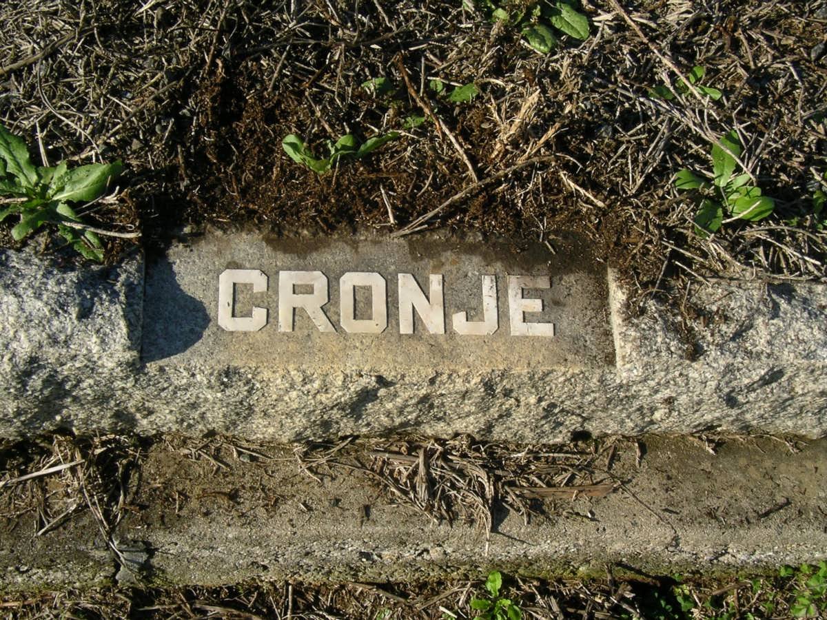 CRONJE Andries -1960 &amp; Lenie -1943