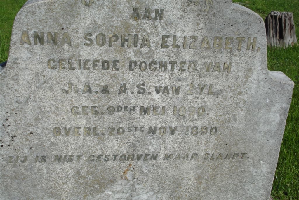 ZYL Anna Sophi Elizabeth, van 1890-1890