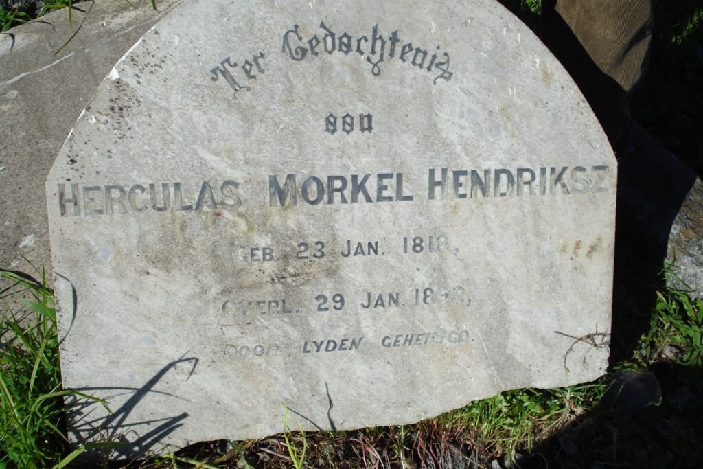 HENDRIKSZ Herculas Morkel 1818-1892