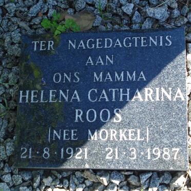 ROOS Helena Catharina geb. MORKEL 1921-1987