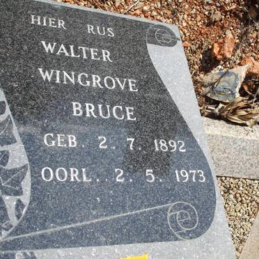 BRUCE Walter Wingrove 1892-1973