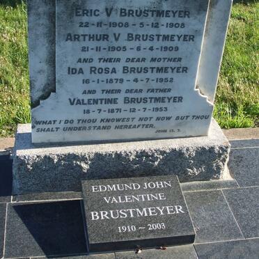 BRUSTMEYER Valentine 1871-1953 &amp;  Ida Rosa 1879-1952