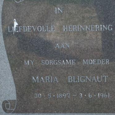 BLIGNAUT Maria 1897-1961