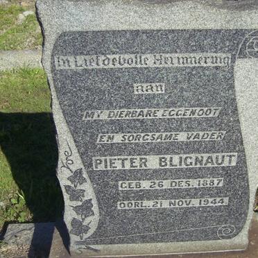BLIGNAUT Pieter 1887-1944