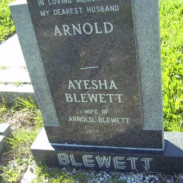 BLEWETT Arnold &amp; Ayseha