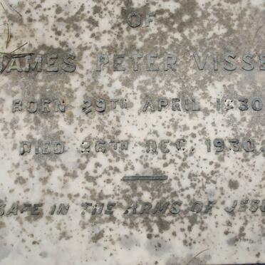 VISSER James Peter 1930-1930