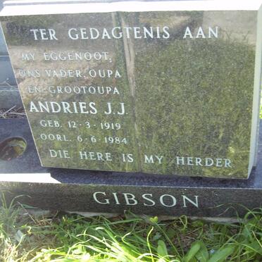 GIBSON Andries J.J. 1919-1984