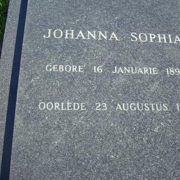 GELDENHUYS Johanna Sophia 1893-1975