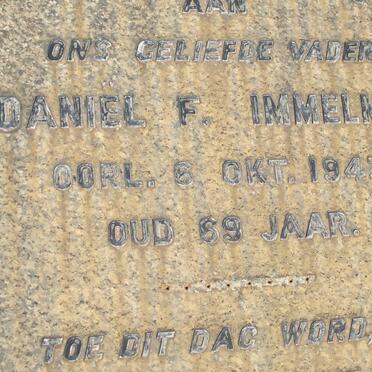 IMMELMAN Daniel F. -1943