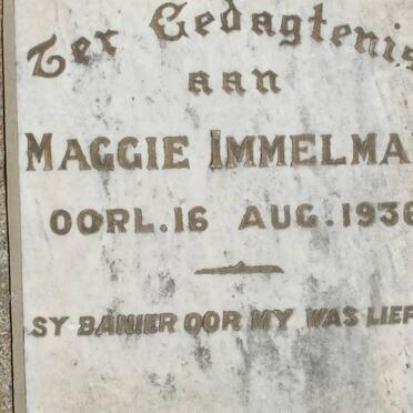 IMMELMAN Maggie -1936