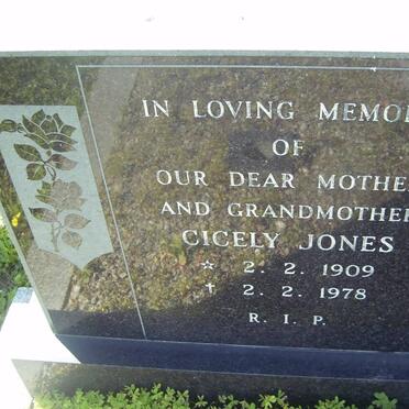 JONES Cicely 1909-1978