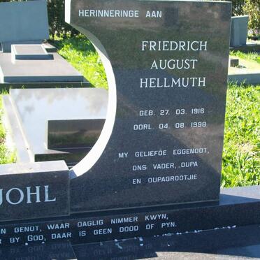 JOHL Friedrich August Hellmuth 1916-1998