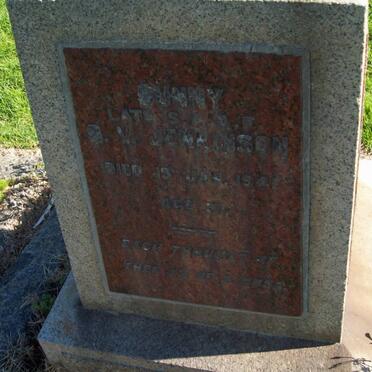 JENKINSON O.W. -1941