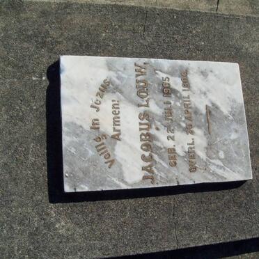 LOUW Jacobus 1905-1906