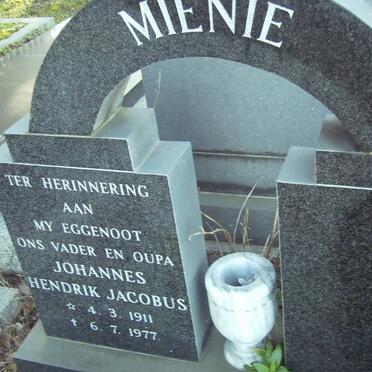 MIENIE Johannes Hendrik Jacobus 1911-1977