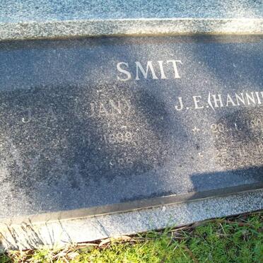 SMIT J.A. 1899-1986 &amp; J.E. 1900-1987