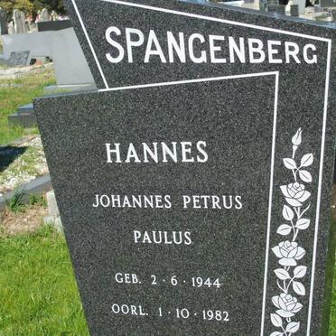 SPANGENBERG Johannes Petrus Paulus 1944-1982