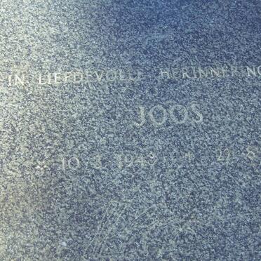 SPANGENBERG Joos 194?-1989