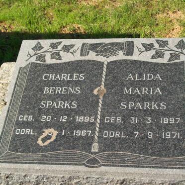 SPARKS Charles Berens 1895-1967 &amp; Alida Maria 1897-1971