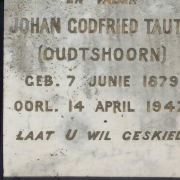 TAUTE Johan Godfried 1879-1947
