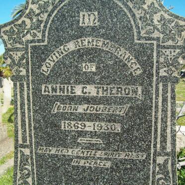 THERON Annie C. nee JOUBERT 1869-1930