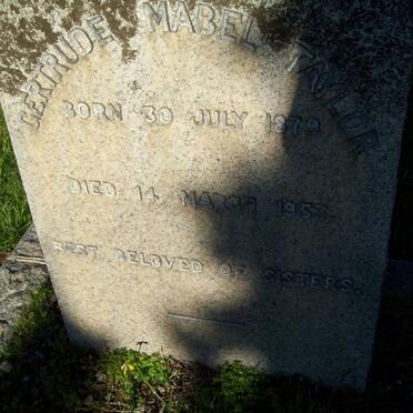 TAYLOR Gertrude Mabel 1879-1953