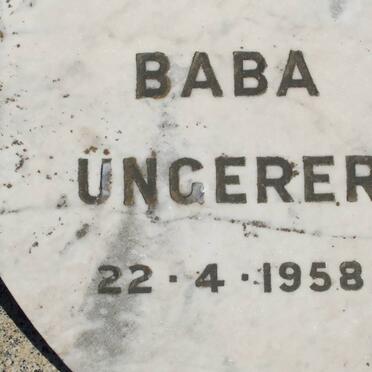 UNGERER Baba -1958