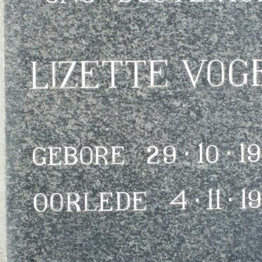 VOGES Lizette 1962-1965