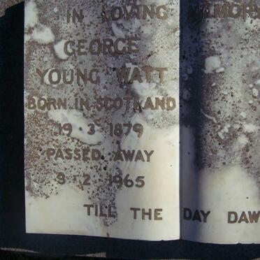 WATT George Young 1879-1965