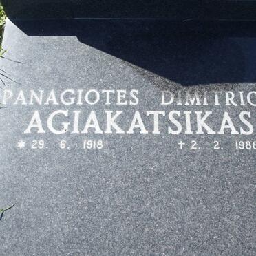 AGIAKATSIKAS Panagiotes Dimitriou 1918-1988