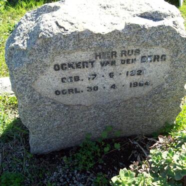 BERG Ockert, van den 1921-1964