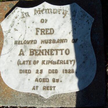 BENNETTO Fred -1928