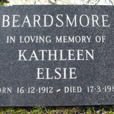 BEARDSMORE Kathleen Elsie 1912-1988