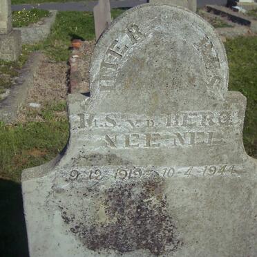 BERG M.S., v.d. nee NEL 1919-1944