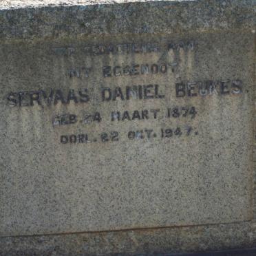 BEUKES Servaas Daniel 1874-1947
