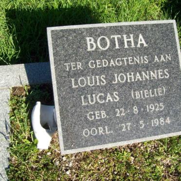 BOTHA Louis Johannes Lucas 1925-1984