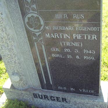 BURGER Martin Pieter 1943-1969