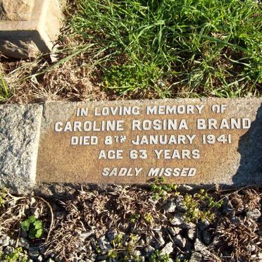 BRAND Caroline Rosina -1941